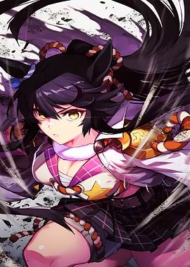 Anime Girl with Fox Ears