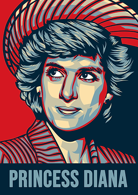 Princess Diana Hope Poster