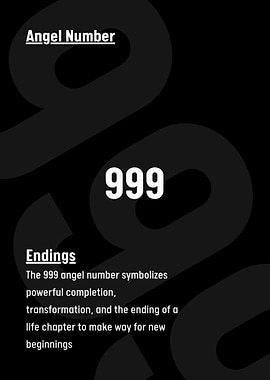 Angel Number 999 Endings