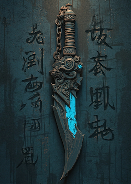 Ornate Dragon Dagger