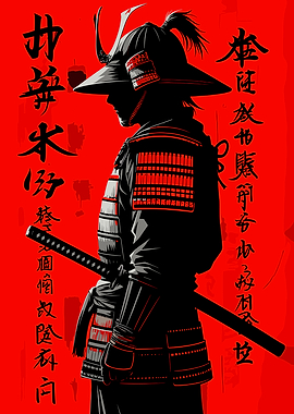 Samurai Warrior with Katana