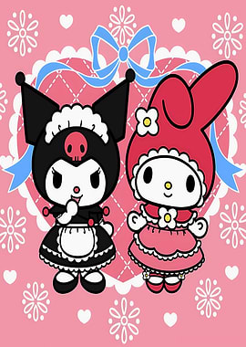 Kuromi and My Melody