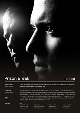Prison Break TV Show Poster