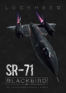 Lockheed SR-71 Blackbird Poster
