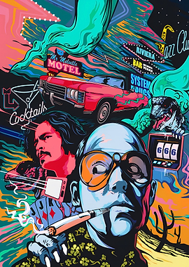 Psychedelic Las Vegas Scene