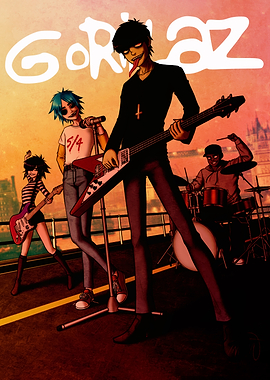 Gorillaz Band Performing Live