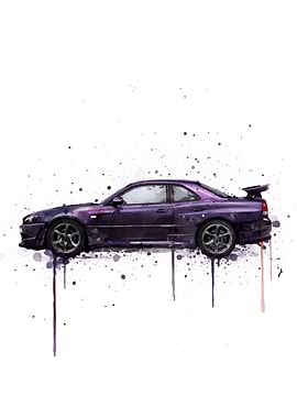Nissan Skyline GT-R Midnight Purple