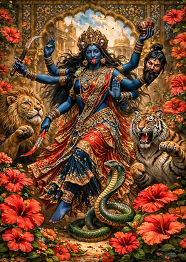 The Blissful Dance of Kali