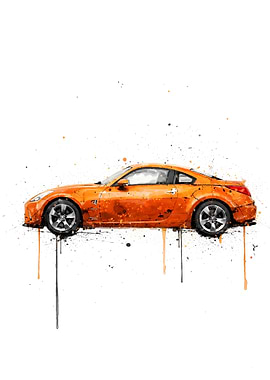 Nissan 350Z Le Mans Sunset Orange