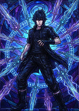 Noctis Lucis Caelum with Swords