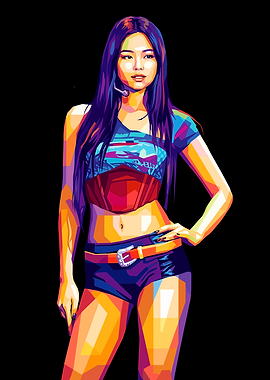 Pop Art Portrait of Jennie