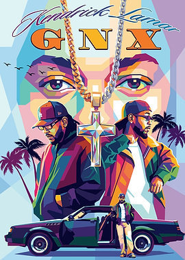 Kendrick Lamar GNX Pop Art
