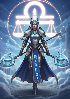 Libra Zodiac Warrior