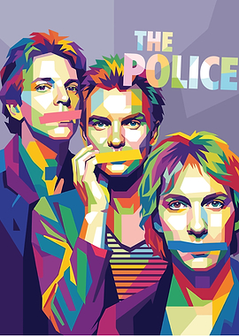 The Police Band Pop Art