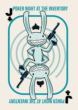 Sam & Max Poker Night Card