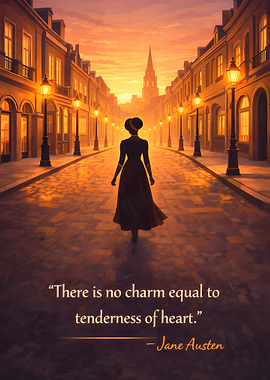 Jane Austen Quote on a City Street