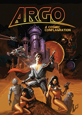 Argo A Cosmic Conflagration Sci-Fi Art