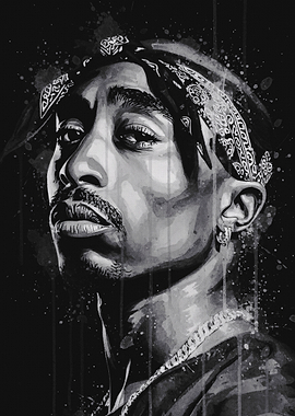 Tupac Shakur Portrait