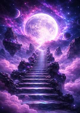 Stairway to a Cosmic Moon