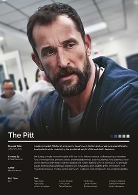 The Pitt Movie TV Show Poster
