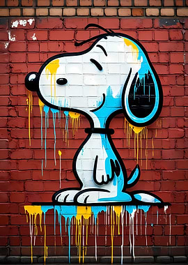 Snoopy Graffiti Art