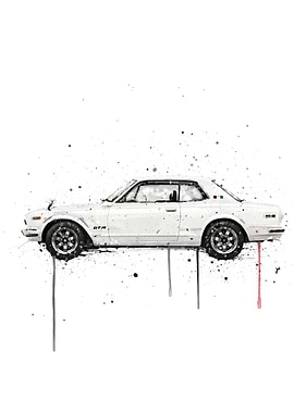 Nissan Skyline 2000GT-R Classic White