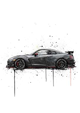 Nissan GT R Nismo Stealth Grey