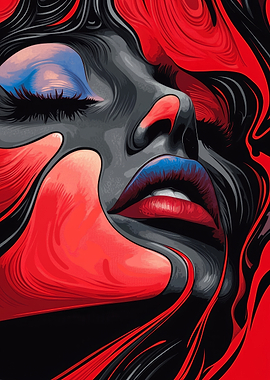 Abstract Portrait of a Woman