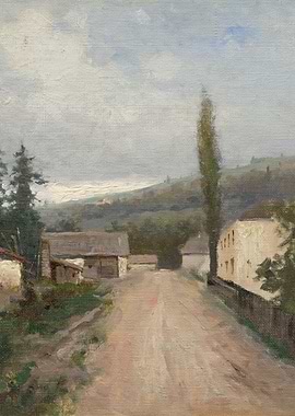 Rural Landscape Painting
