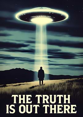 The Truth Is Out There UFO Poster