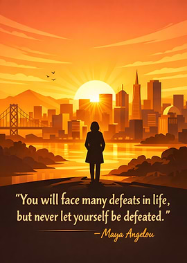 Inspirational Cityscape at Sunrise