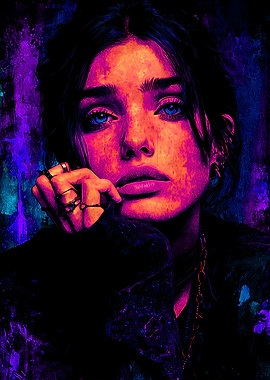 Vibrant Portrait of a Woman