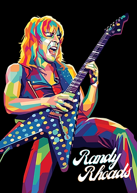 Randy Rhoads Playing Guitar
