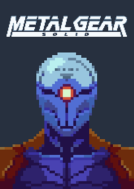Metal Gear Solid pixel art