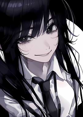 Anime Girl in School Uniform