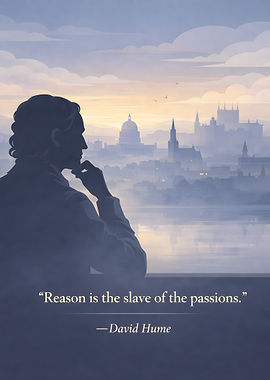 David Hume Quote on Reason and Passions