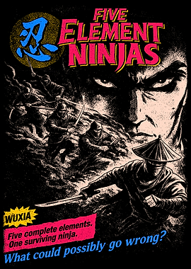 Five Element Ninjas Comic Art
