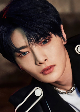 K-Pop Idol Stray in Kids Close-Up Portrait