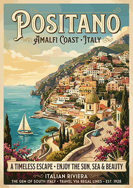 Vintage Positano Travel