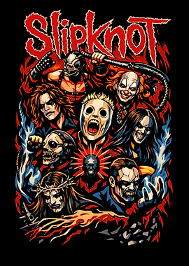 Slipknot Band Members Collage