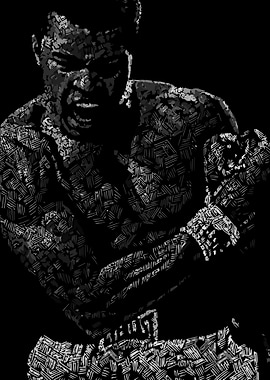 Muhammad Ali Boxing Portrait