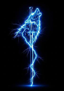 Electric Wolf and Katana