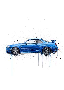 Nissan Skyline GT-R Bayside Blue
