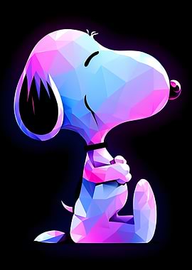 Geometric Snoopy Praying