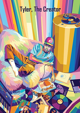 Tyler, The Creator Pop Art Vector
