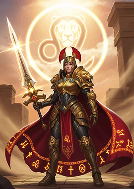 Leo Zodiac Warrior
