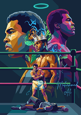 Muhammad Ali Boxing Art