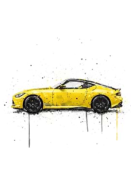 Nissan Z Ikazuchi Yellow