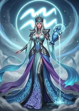 Aquarius Zodiac Goddess