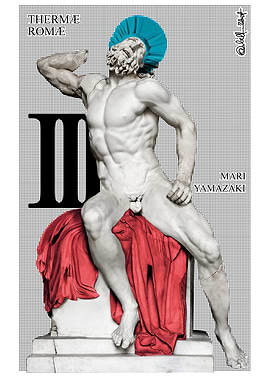 Realistic cover Thermae Romae 3 Sculpture with Blue Cap